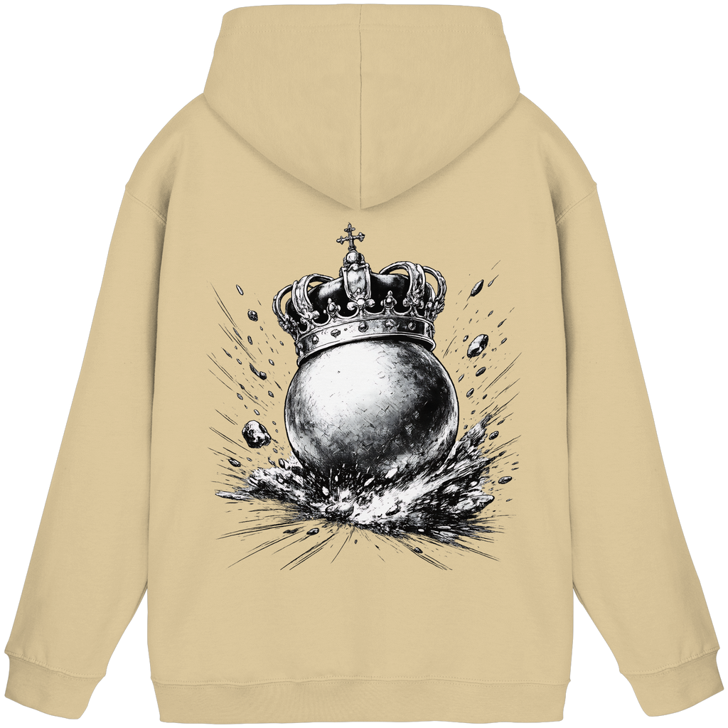 Bosselkugel mit Krone - Basic Unisex Hoodie