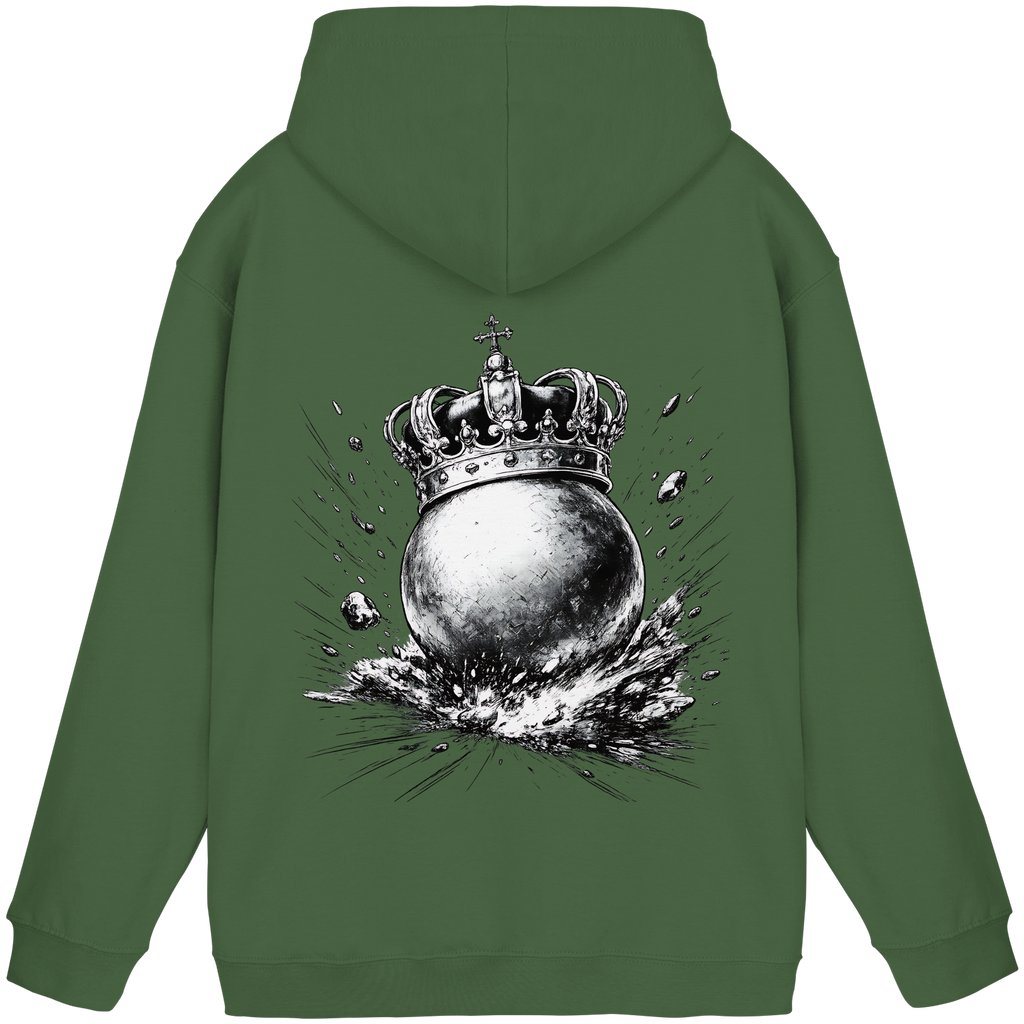 Bosselkugel mit Krone - Basic Unisex Hoodie