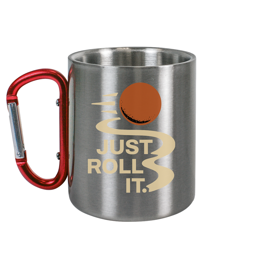 Bosseln - Just roll it - Edelstahl Tasse