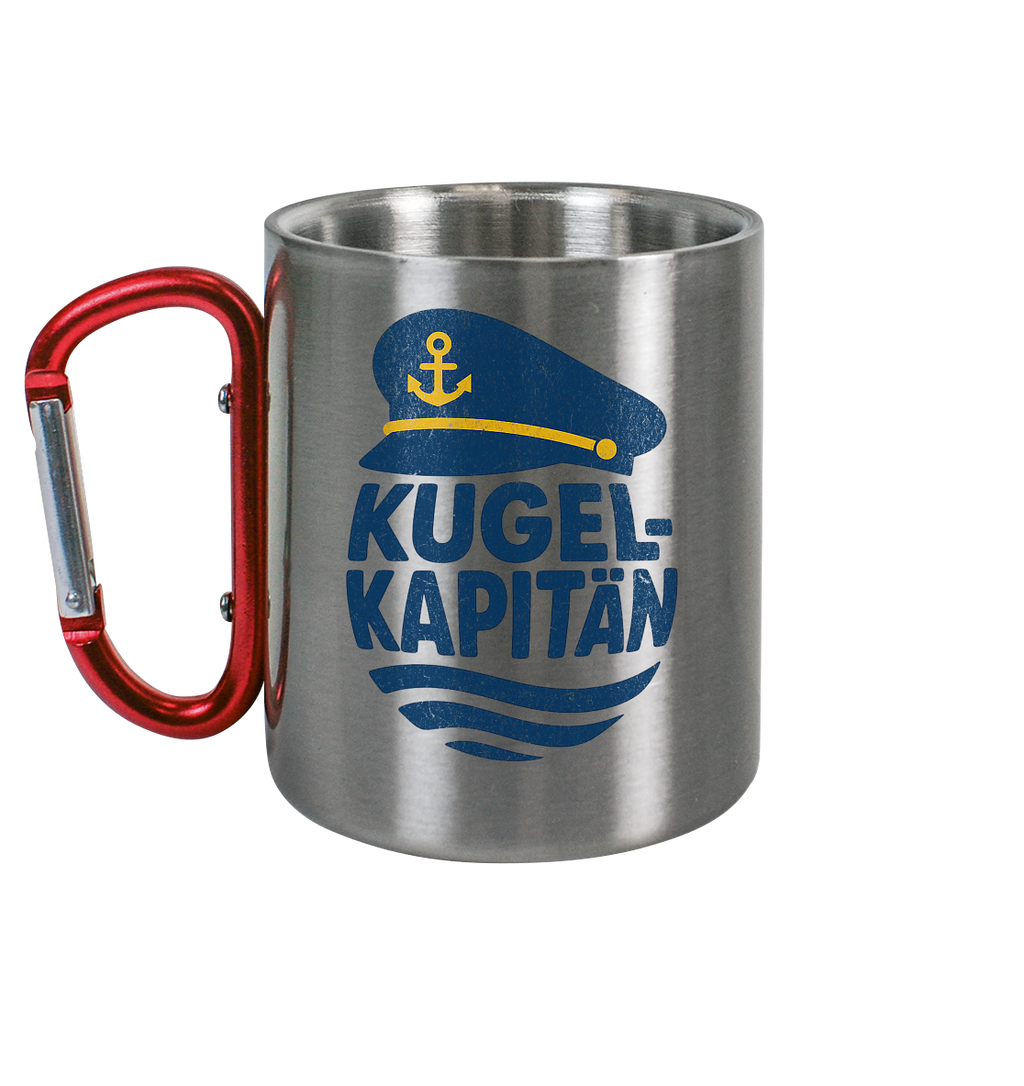Kugelkapitän - Edelstahl Tasse