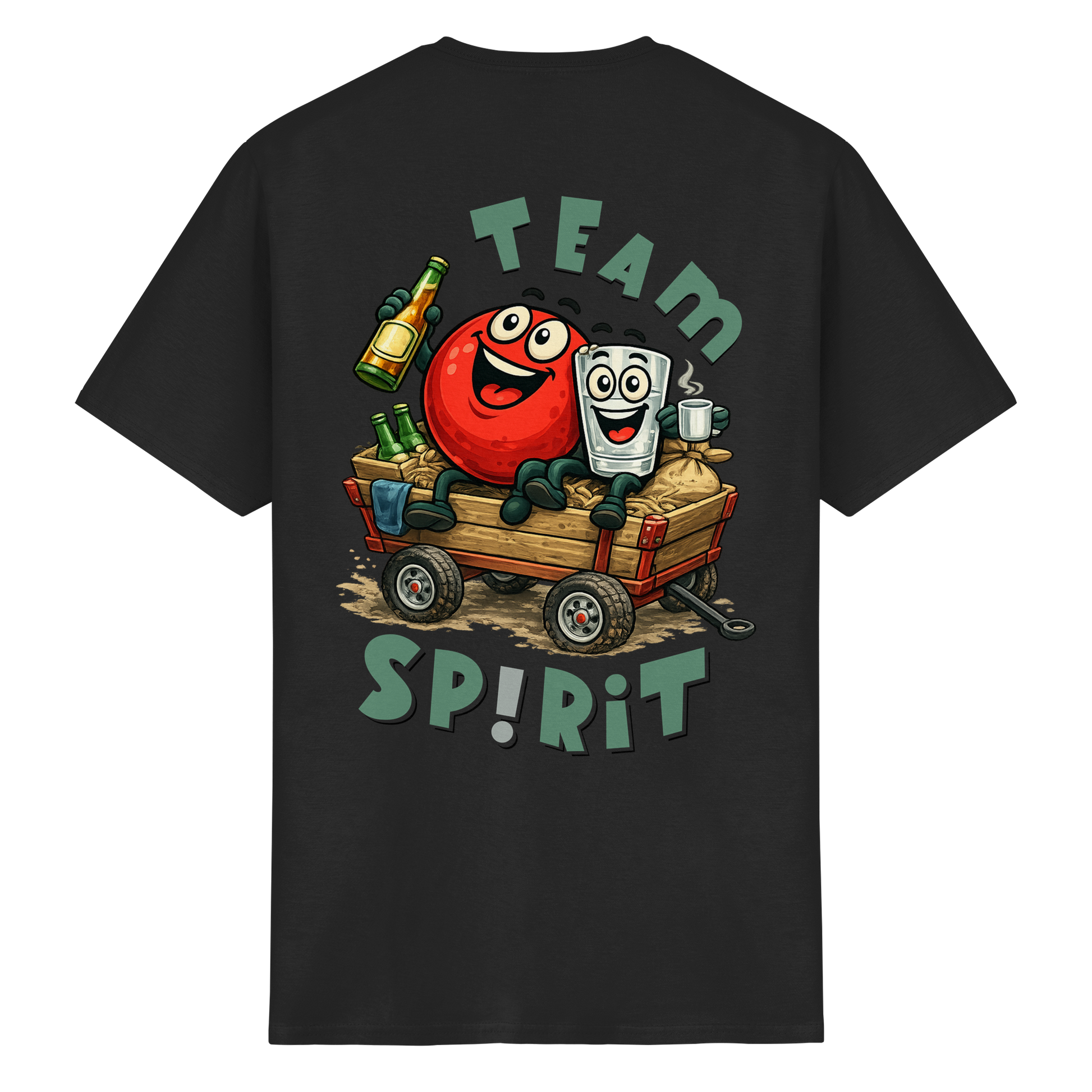Team Spirit - Kugel und Pinnchen - Heavy Cotton T-Shirt