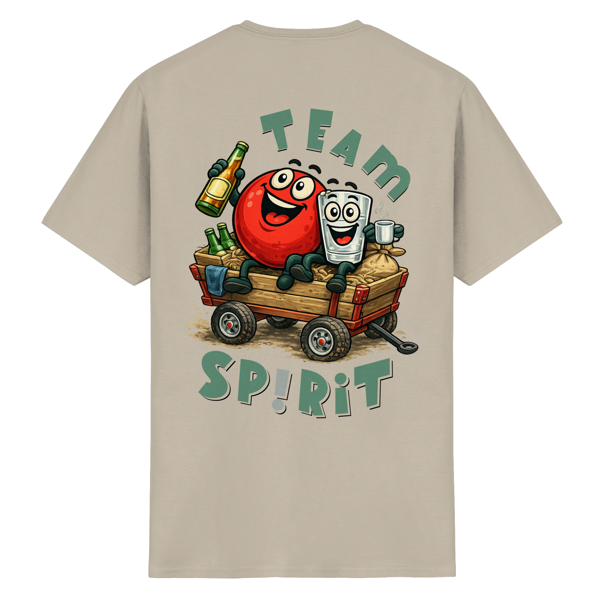 Team Spirit - Kugel und Pinnchen - Heavy Cotton T-Shirt