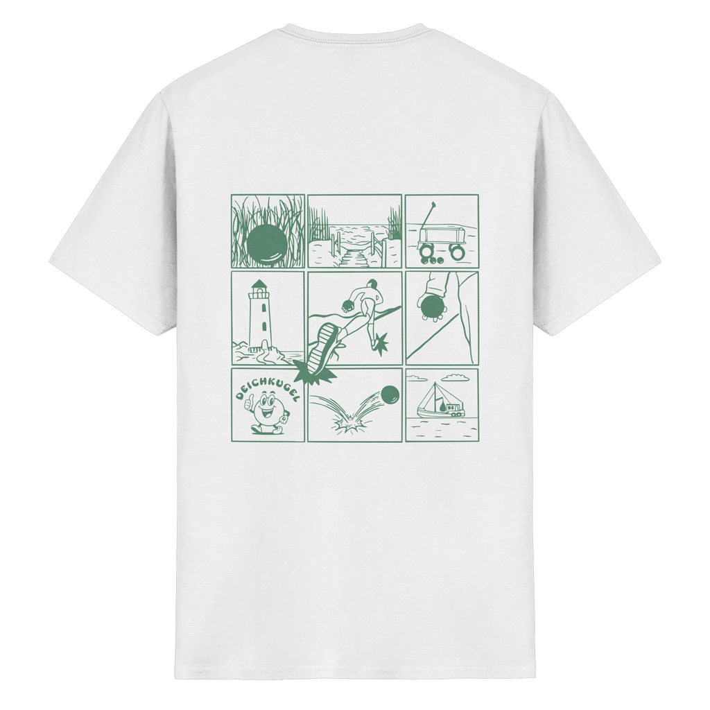 Deichkugel Bosseln Pictogramm - Heavy Cotton T-Shirt