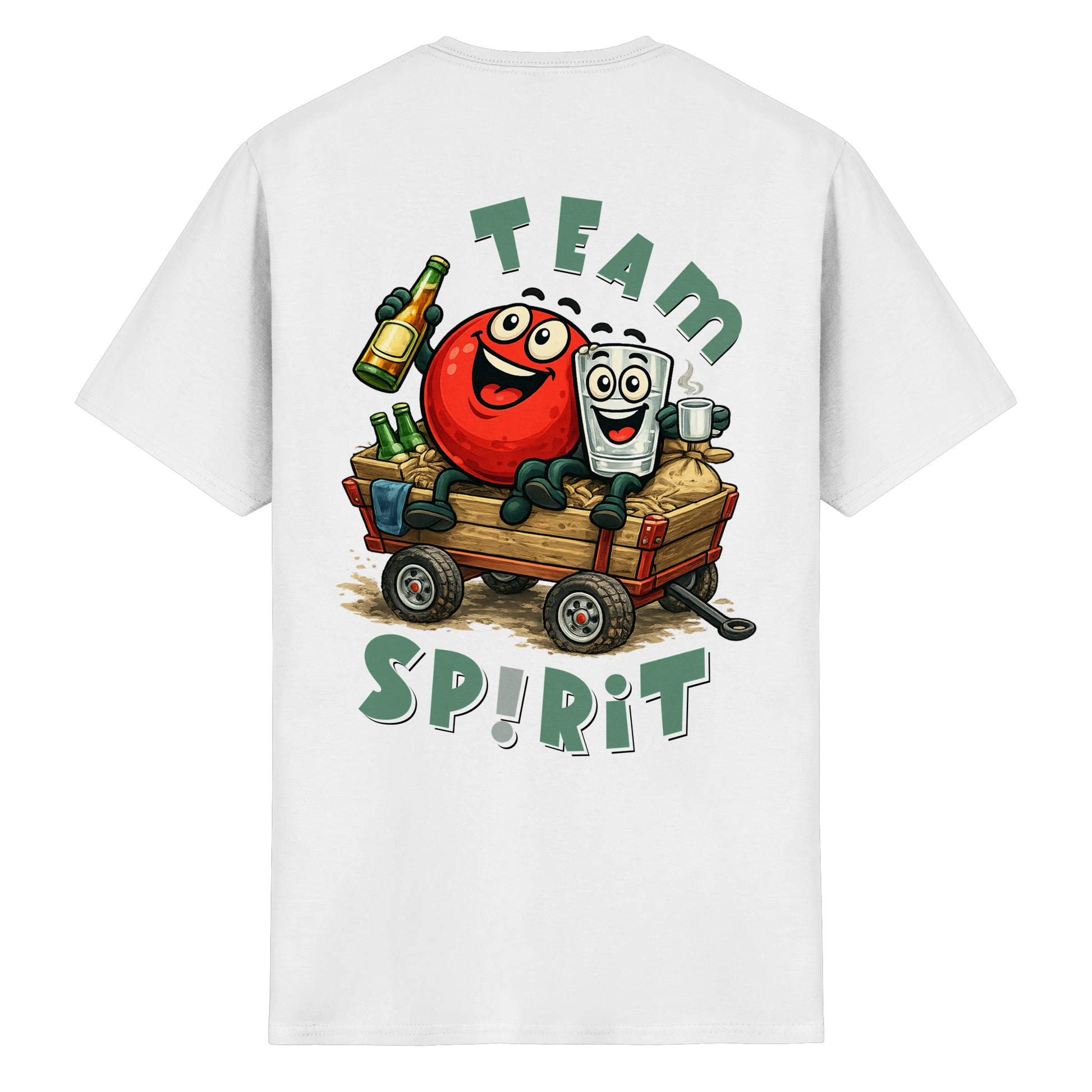 Team Spirit - Kugel und Pinnchen - Heavy Cotton T-Shirt