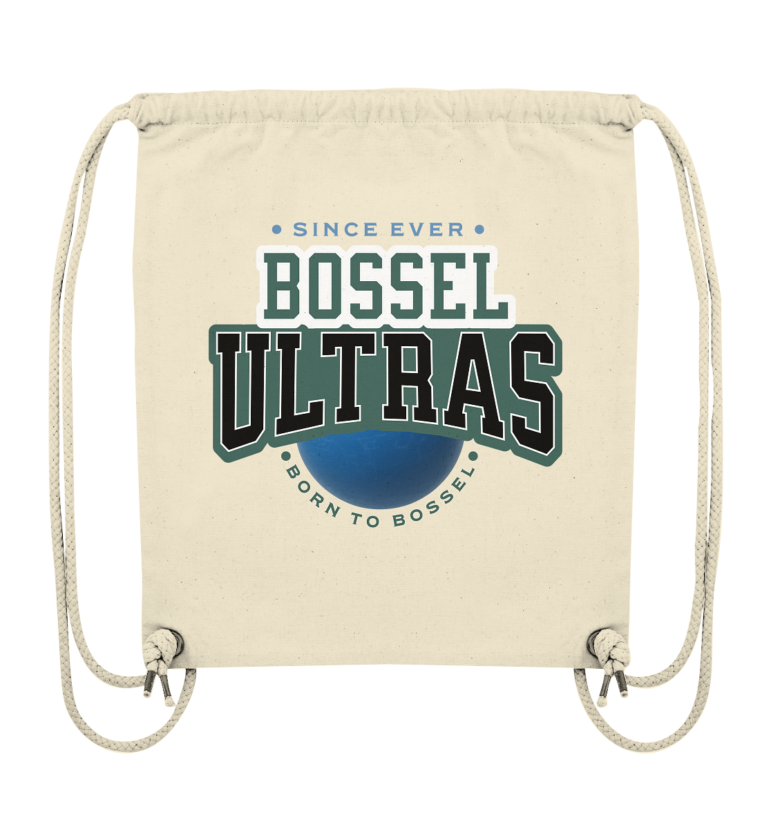 Bossel Ultras blau - Organic Gym-Bag