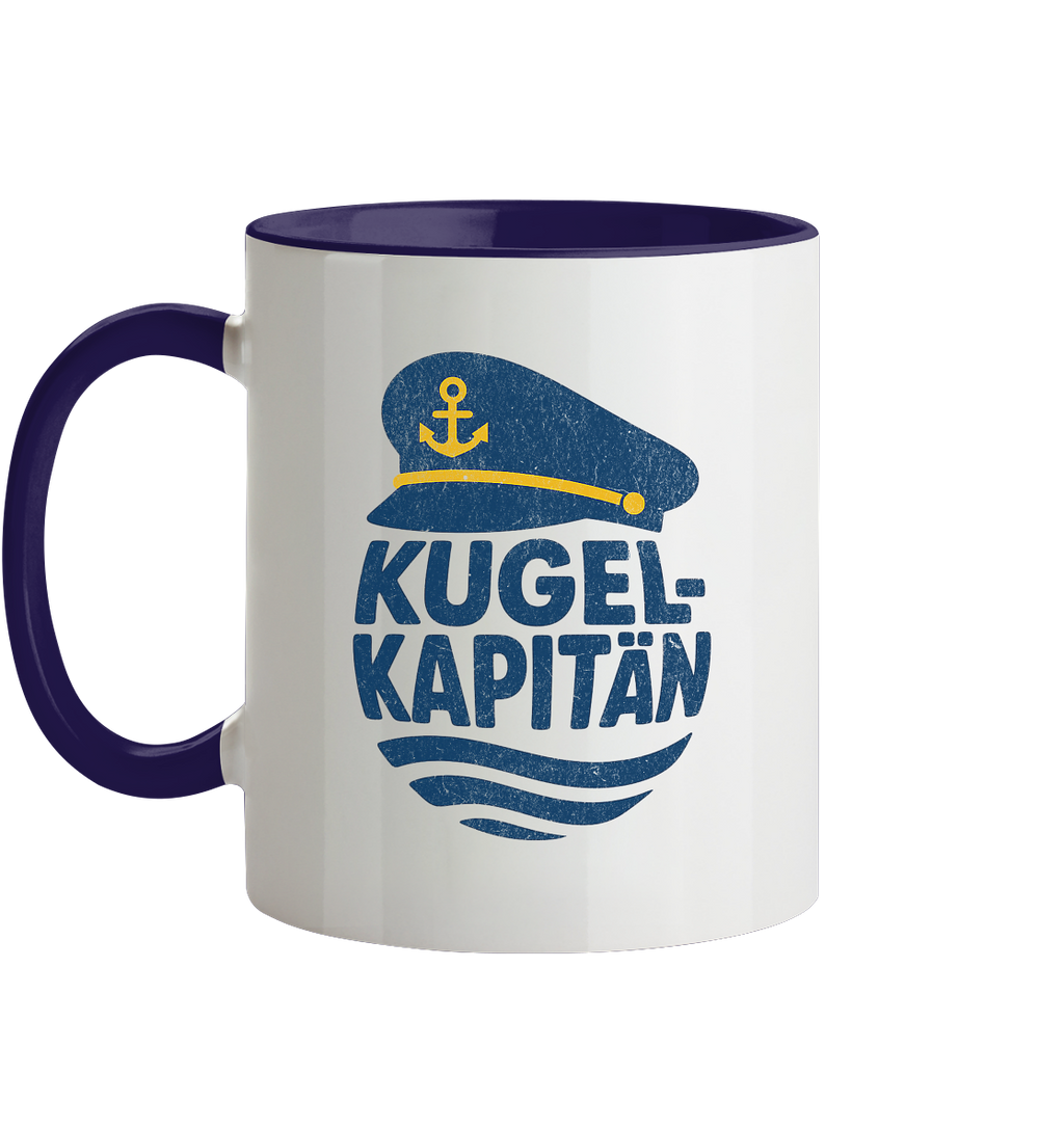 Kugelkapitän - Tasse zweifarbig