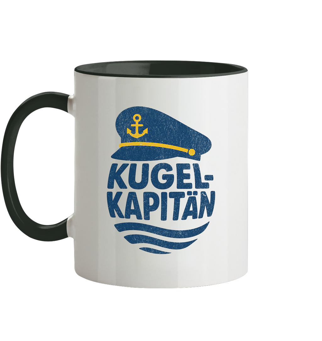 Kugelkapitän - Tasse zweifarbig