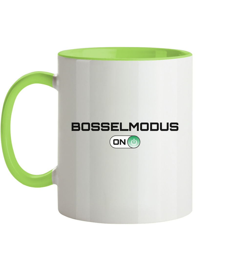 Bosseln Bossel Modus ON - Tasse zweifarbig