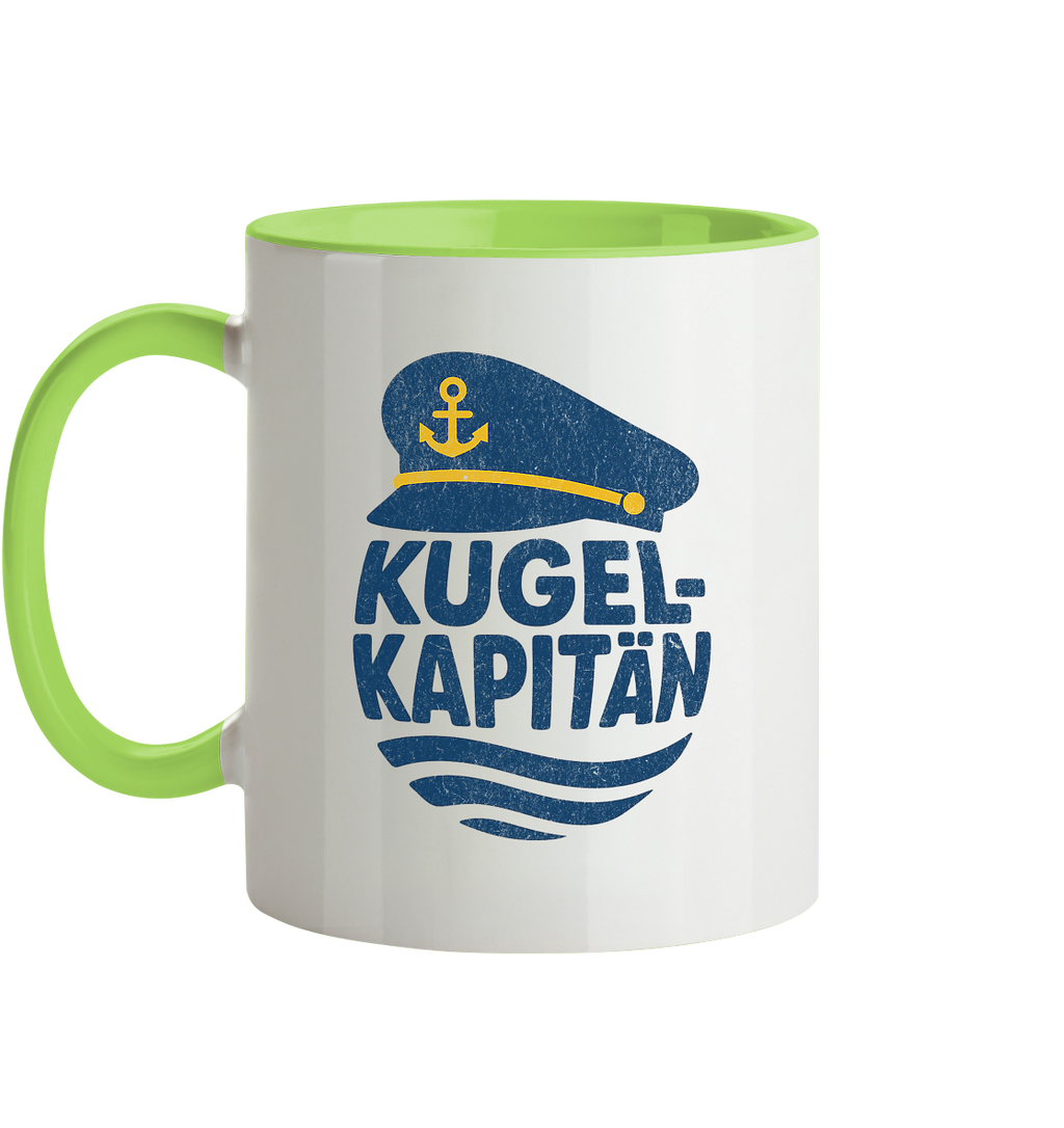 Kugelkapitän - Tasse zweifarbig