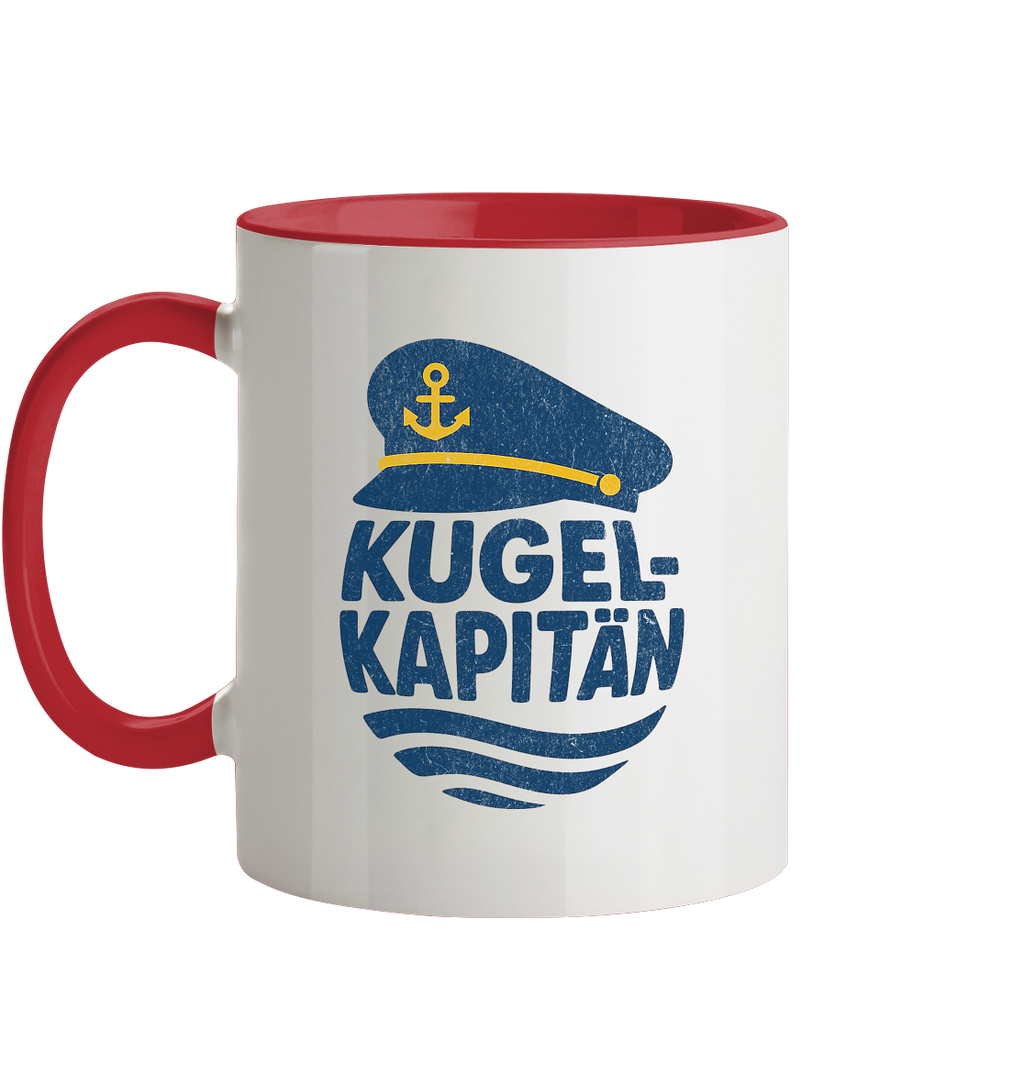 Kugelkapitän - Tasse zweifarbig