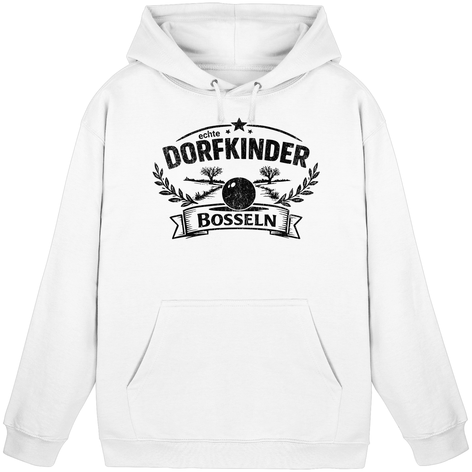 Echte Dorfkinder bosseln - Basic Unisex Hoodie