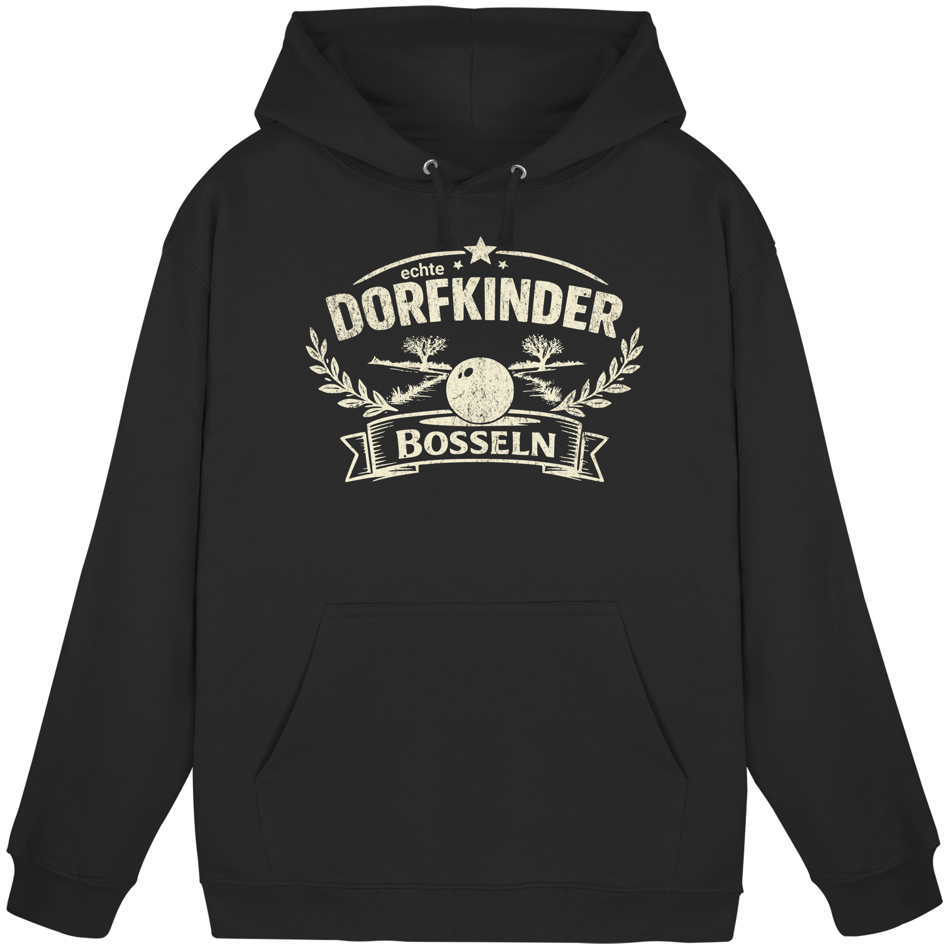 Echte Dorfkinder bosseln - Basic Unisex Hoodie