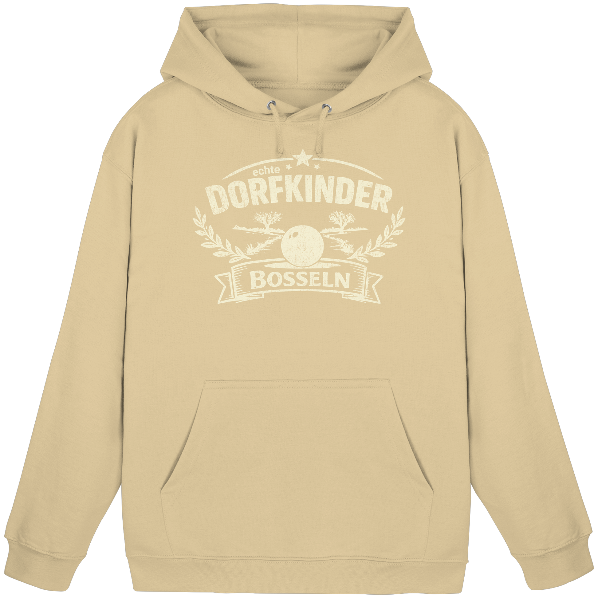 Echte Dorfkinder bosseln - Basic Unisex Hoodie