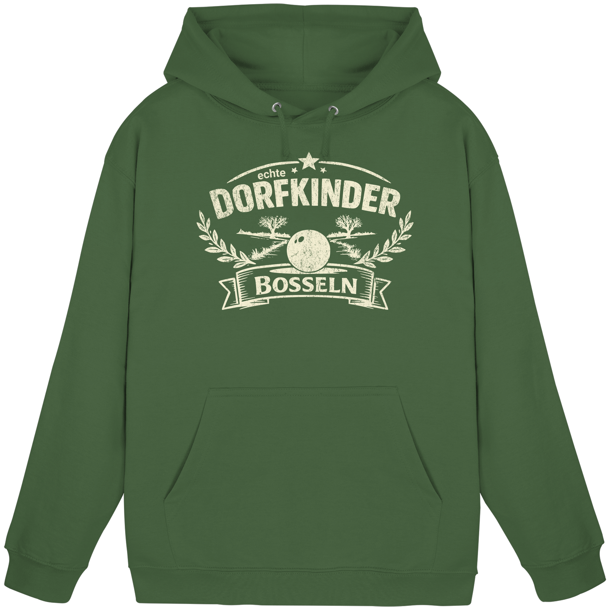 Echte Dorfkinder bosseln - Basic Unisex Hoodie