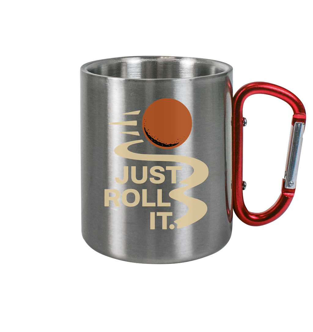 Bosseln - Just roll it - Edelstahl Tasse