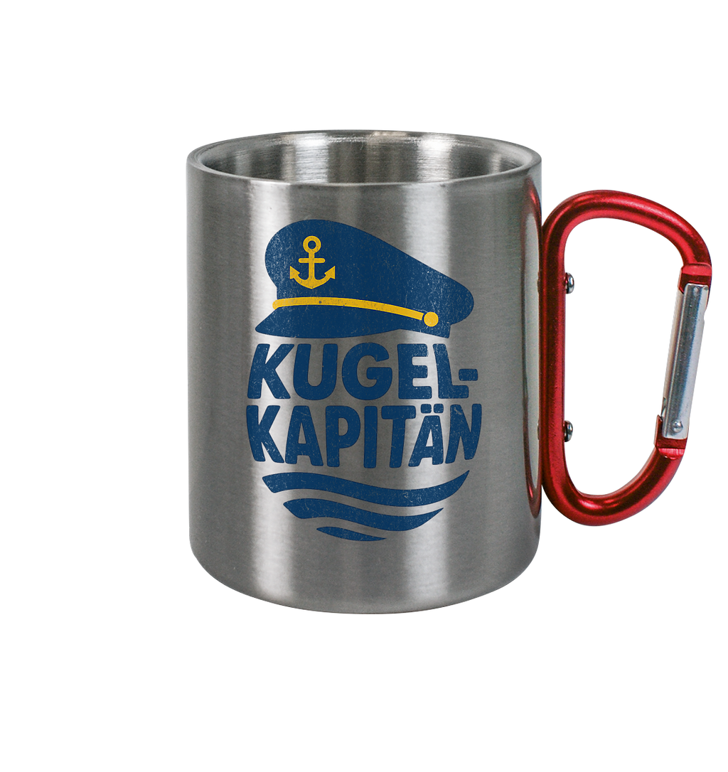 Kugelkapitän - Edelstahl Tasse