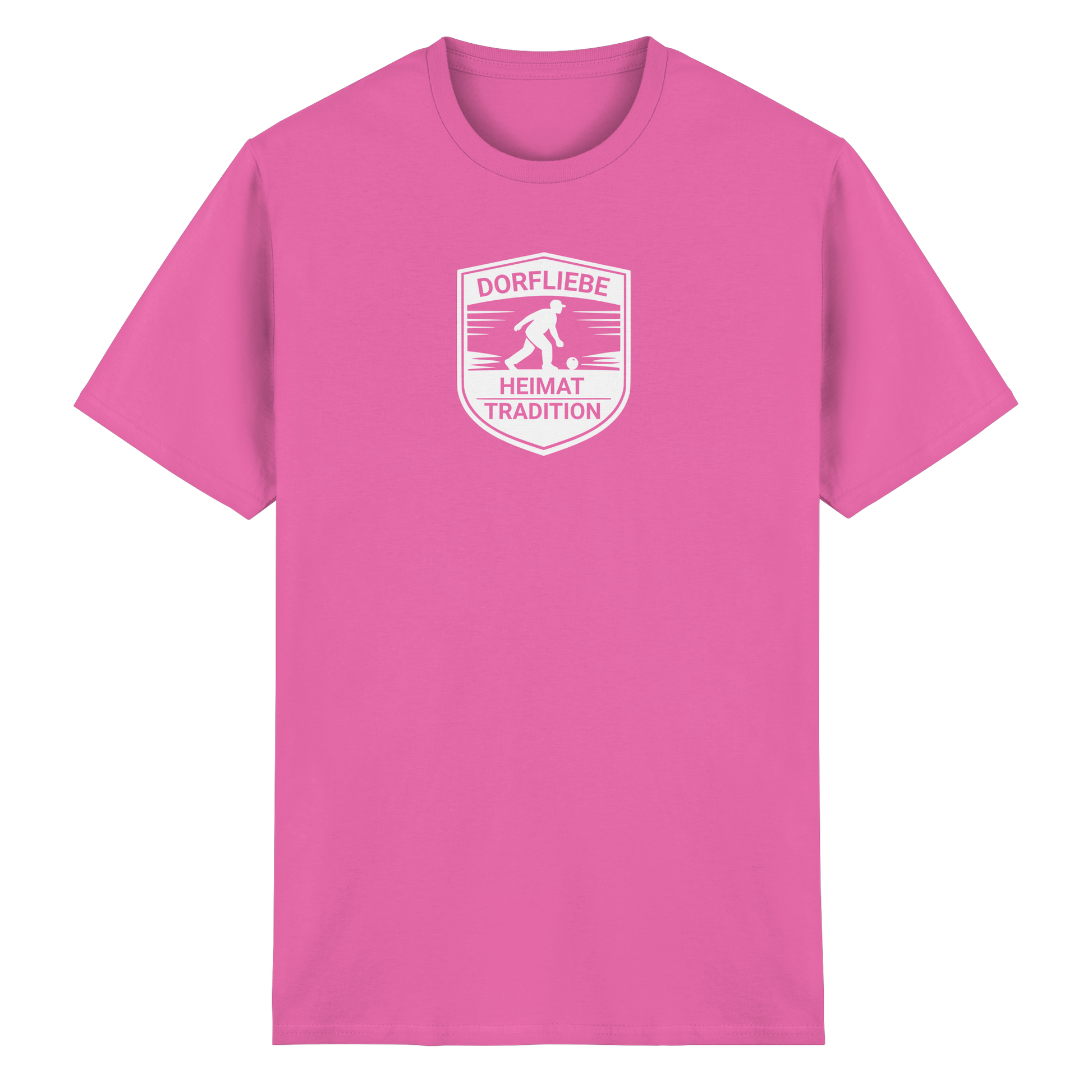 Dorfliebe-Badge - Heavy Cotton T-Shirt