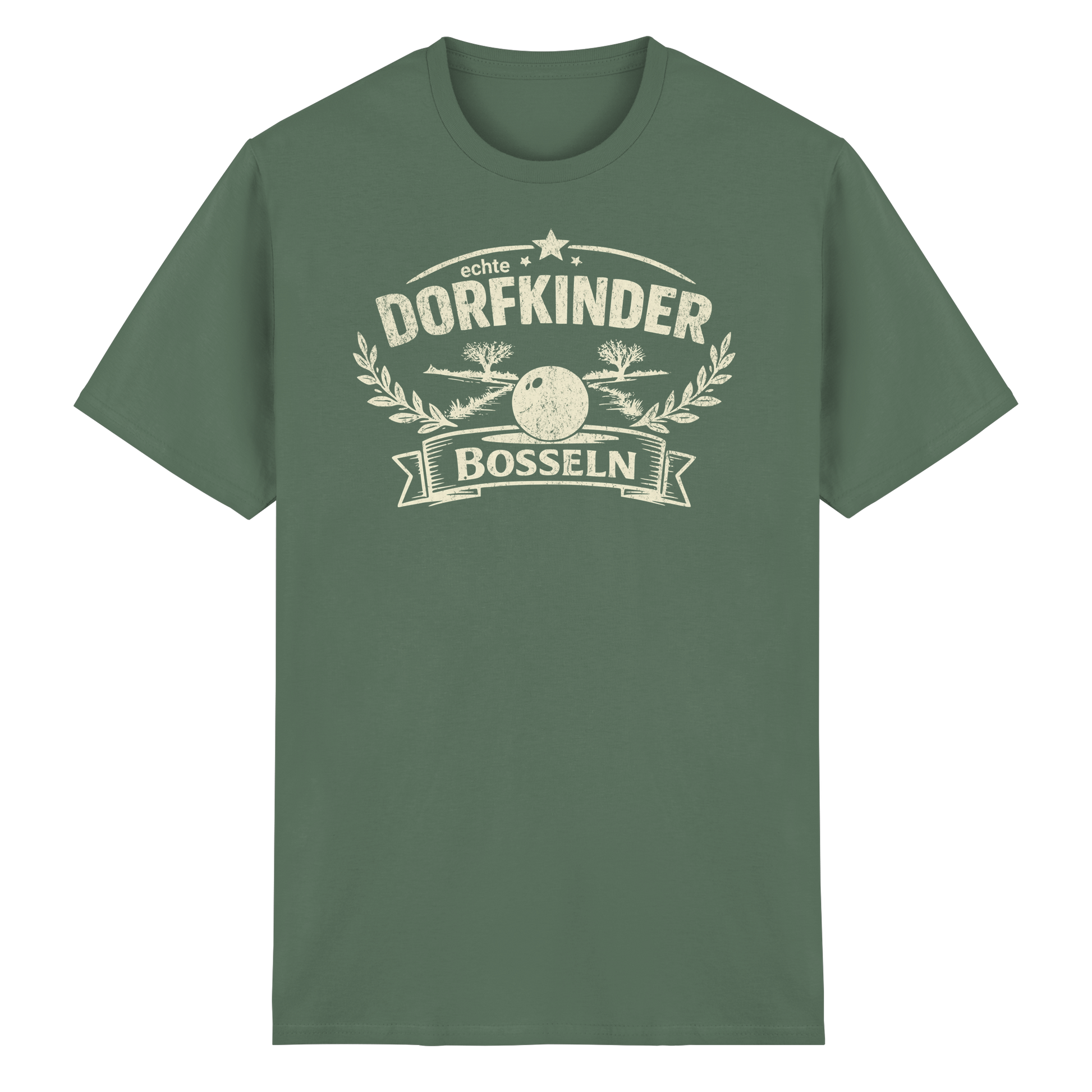 Echte Dorfkinder bosseln - Heavy Cotton T-Shirt