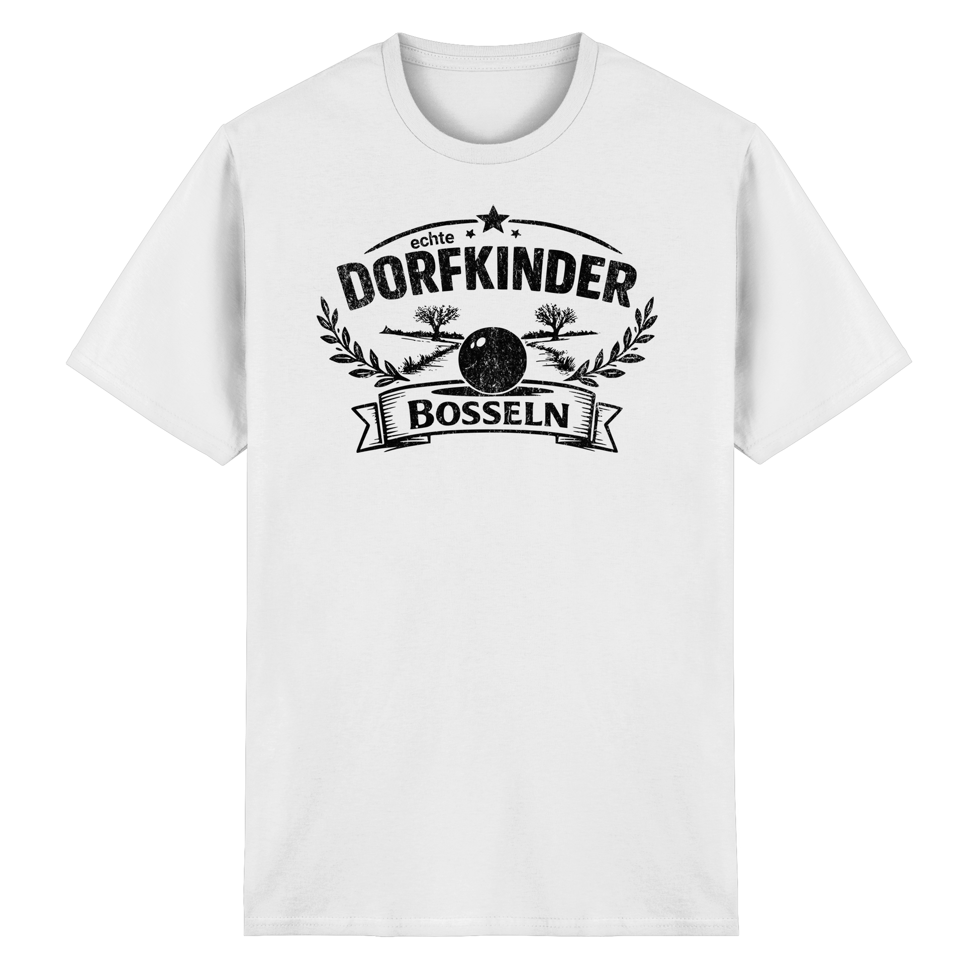Echte Dorfkinder bosseln - Heavy Cotton T-Shirt