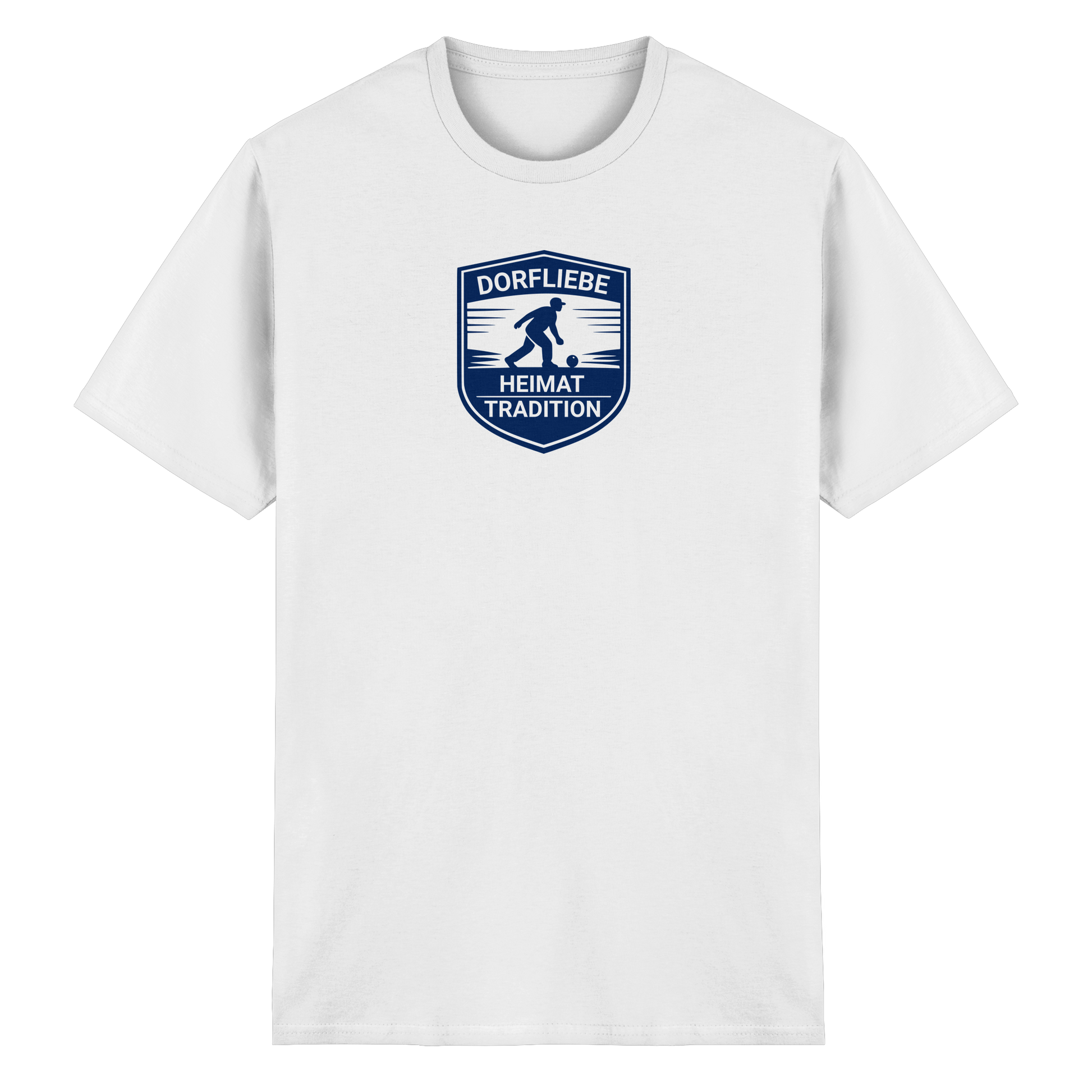 Dorfliebe-Badge - Heavy Cotton T-Shirt