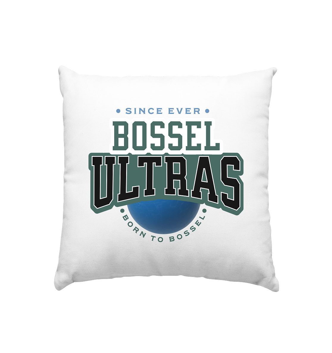 Bossel Ultras blau - Kissen 40x40cm
