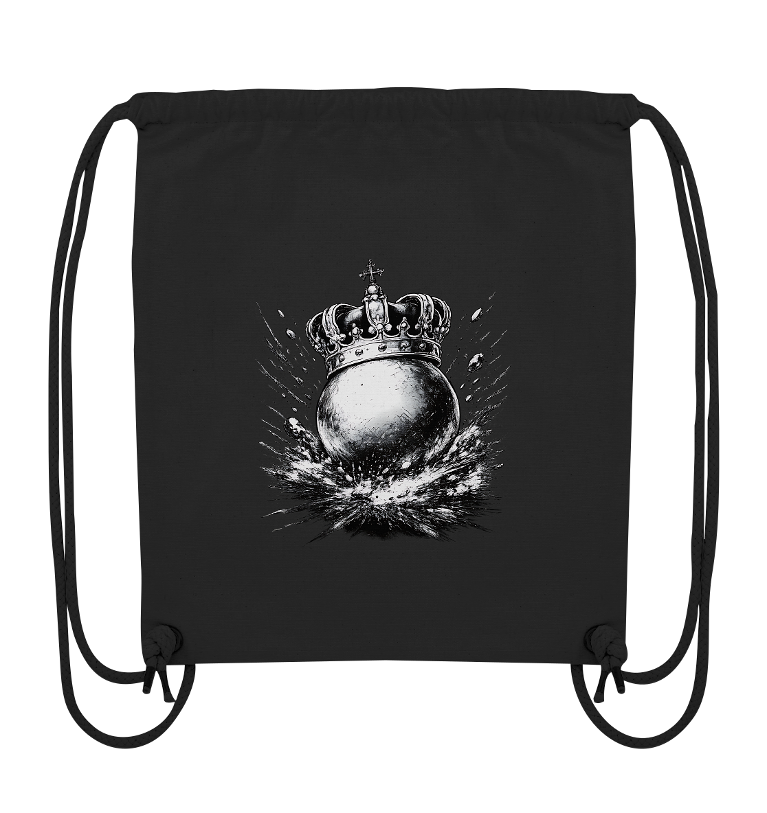 Bosselkugel mit Krone - Organic Gym-Bag