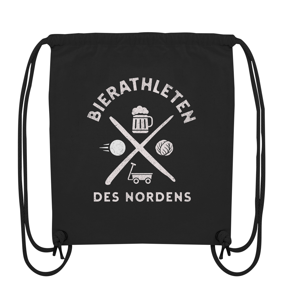 Bosseln, Bier und Kohl -  Bierathleten des Nordens  - Organic Gym-Bag