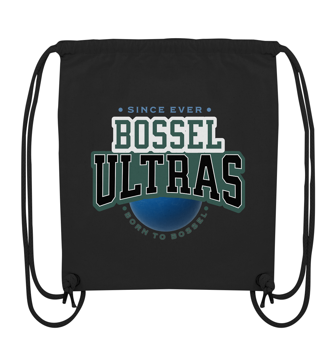 Bossel Ultras blau - Organic Gym-Bag