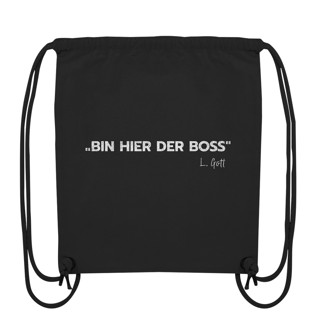 Bosseln - Bin hier der Boss L. Gott - Organic Gym-Bag
