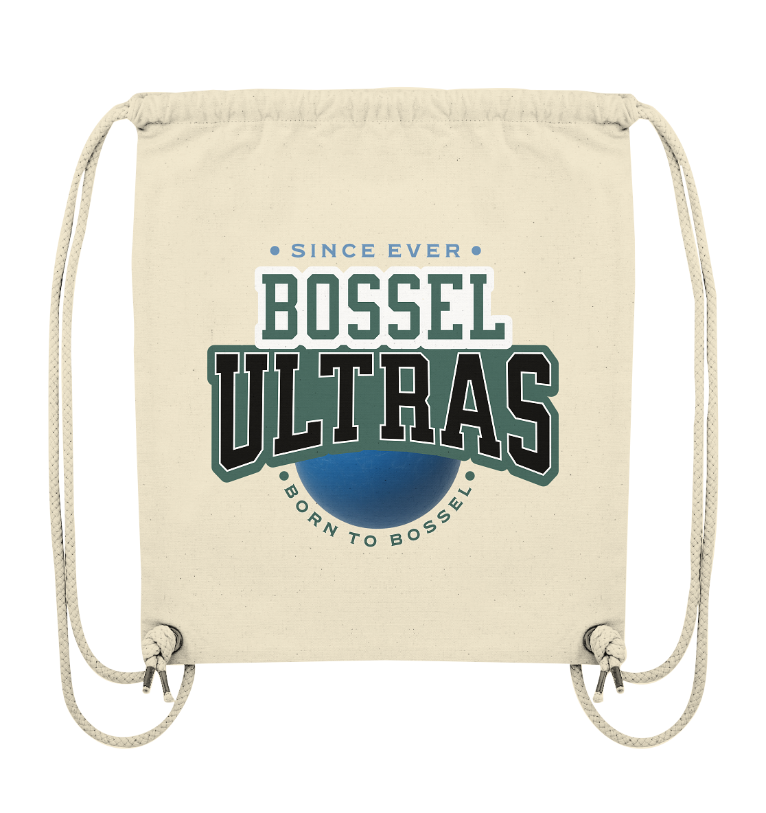 Bossel Ultras blau - Organic Gym-Bag