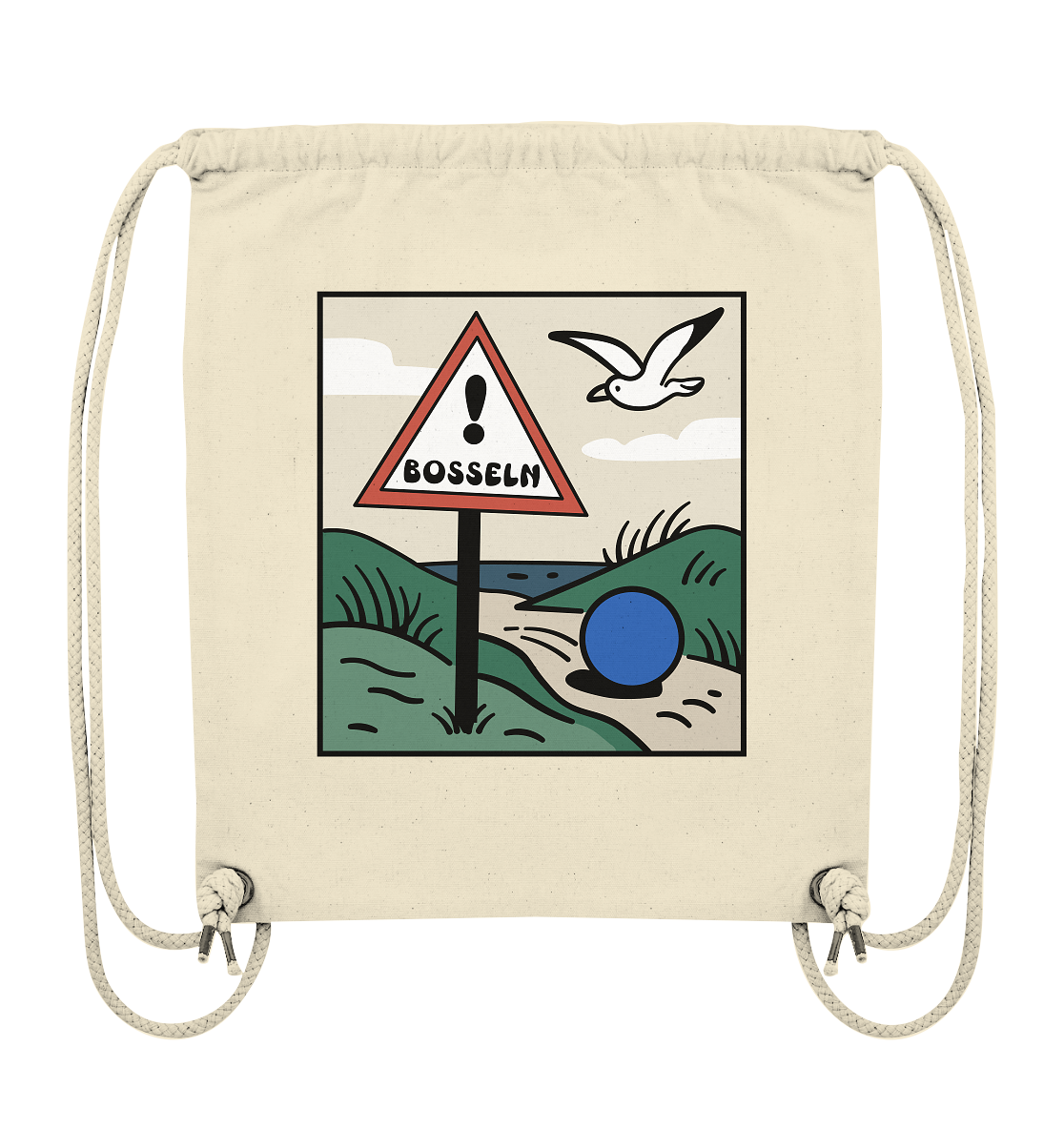 Bosseln Comic Design - Organic Gym-Bag