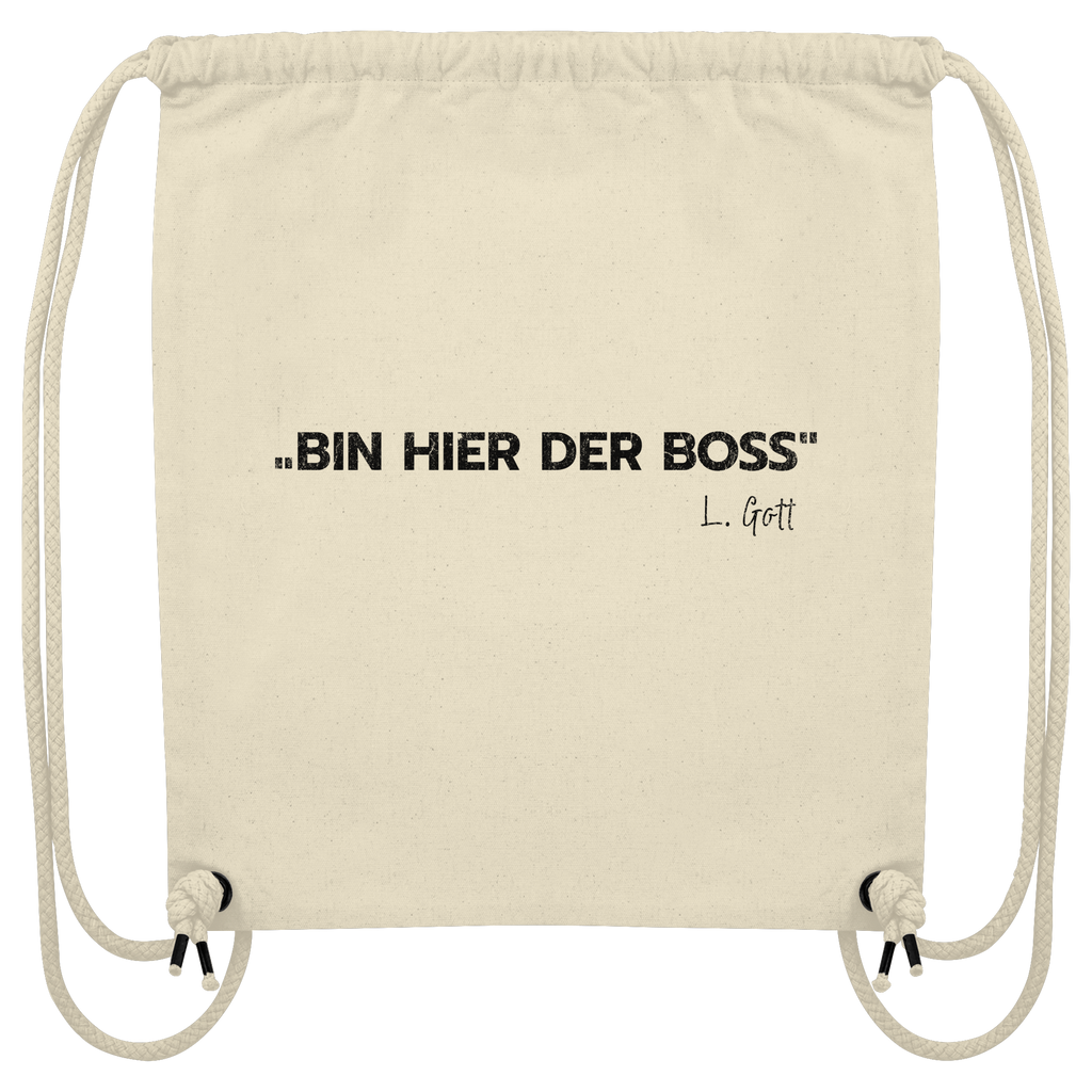 Bosseln - Bin hier der Boss L. Gott - Organic Gym-Bag