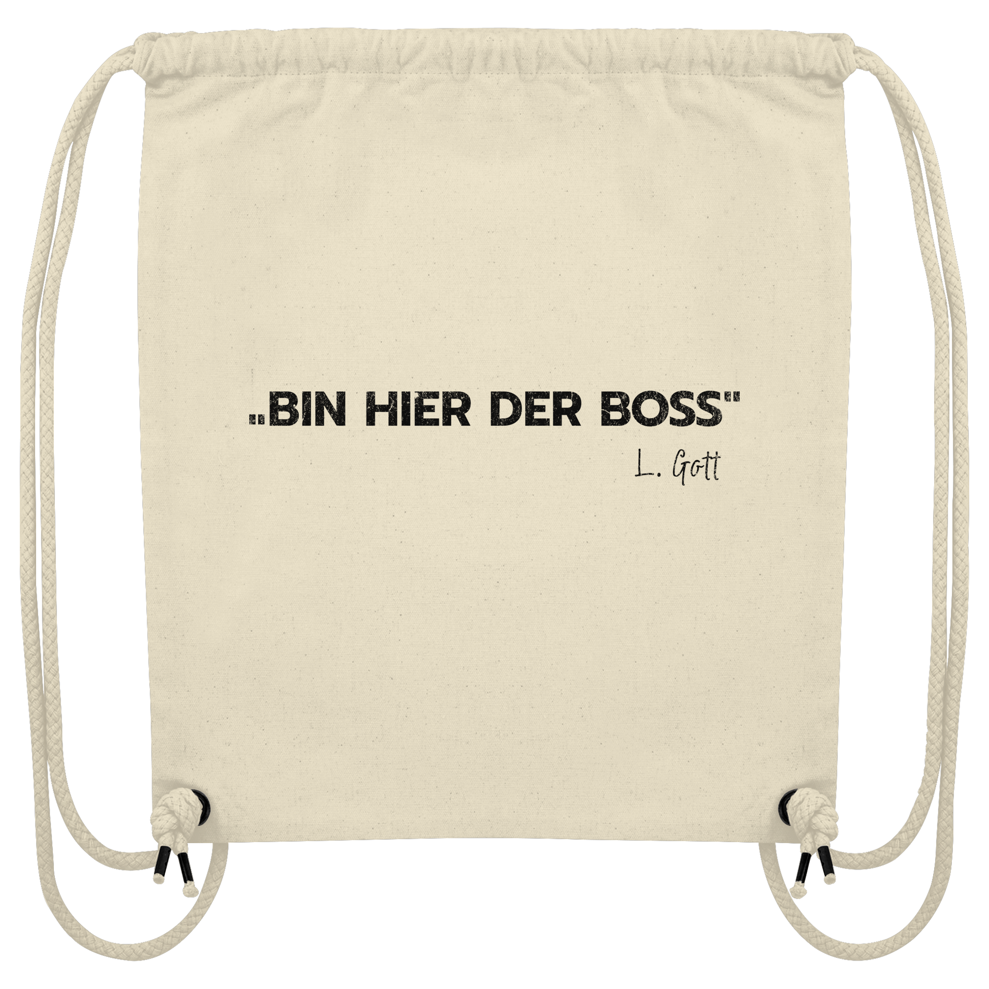 Bosseln - Bin hier der Boss L. Gott - Organic Gym-Bag