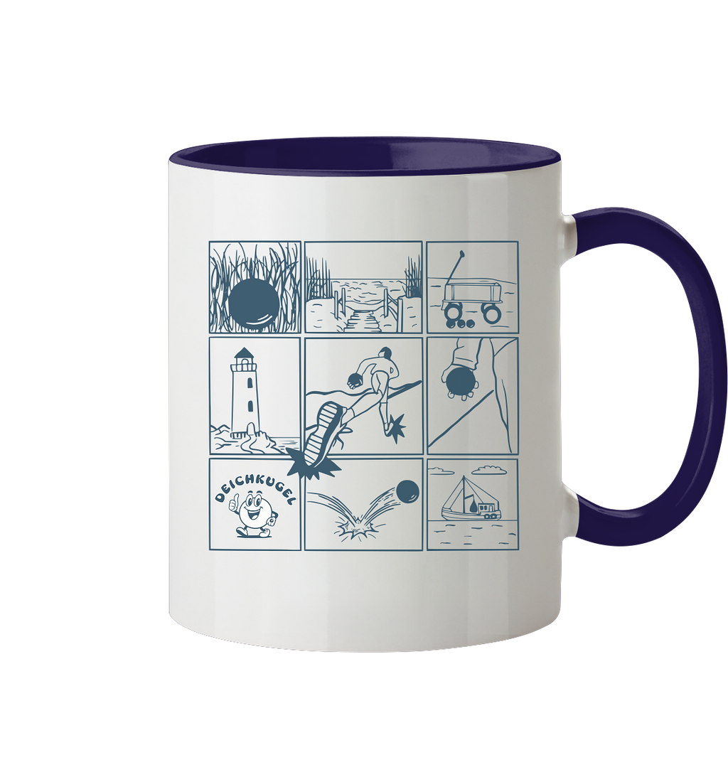 Bossel Pictogramm - Tasse zweifarbig