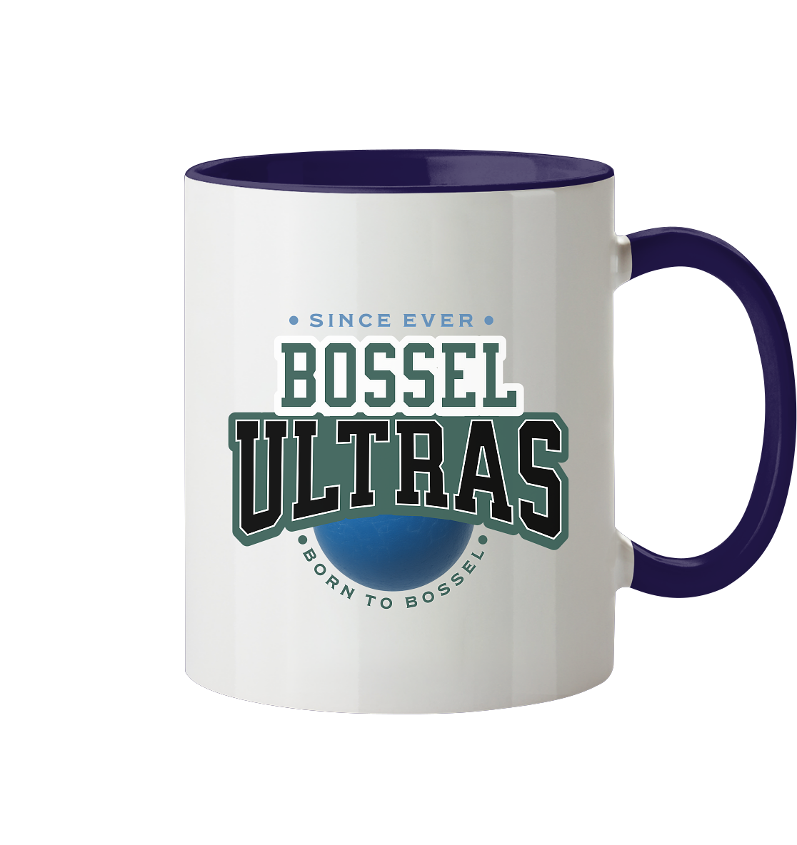 Bossel Ultras blau - Tasse zweifarbig