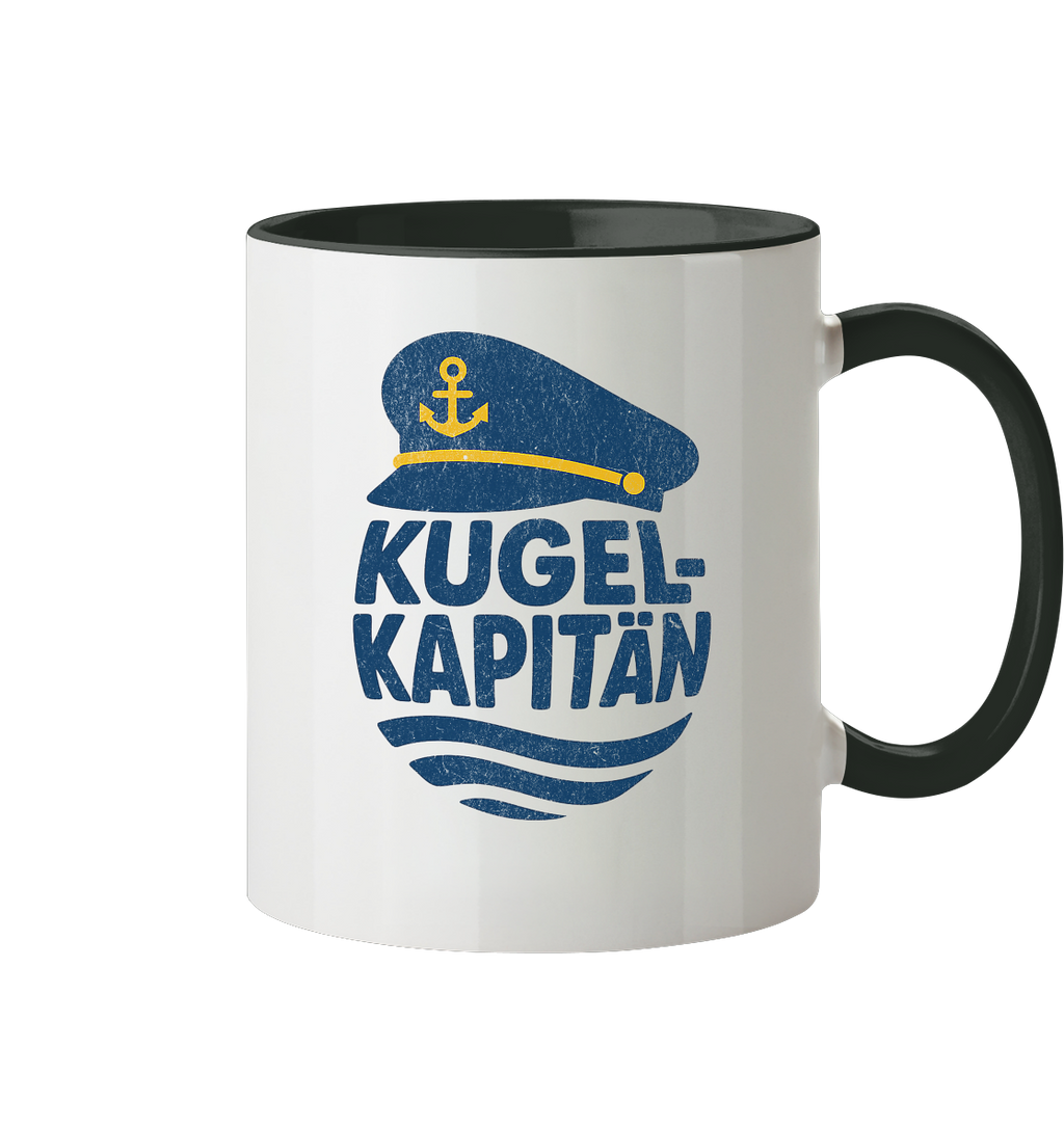 Kugelkapitän - Tasse zweifarbig