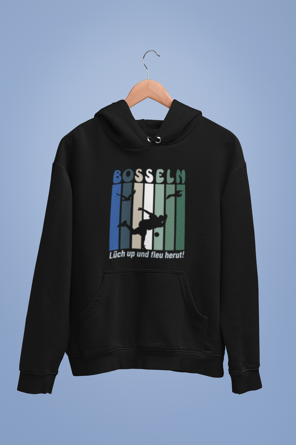 BOSSELN Lüch UP und fleu herut! - Basic Unisex Hoodie