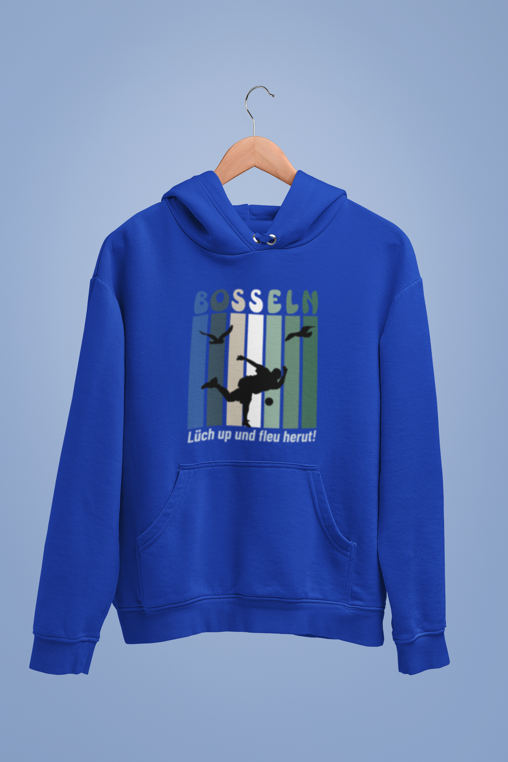 BOSSELN Lüch UP und fleu herut! - Basic Unisex Hoodie