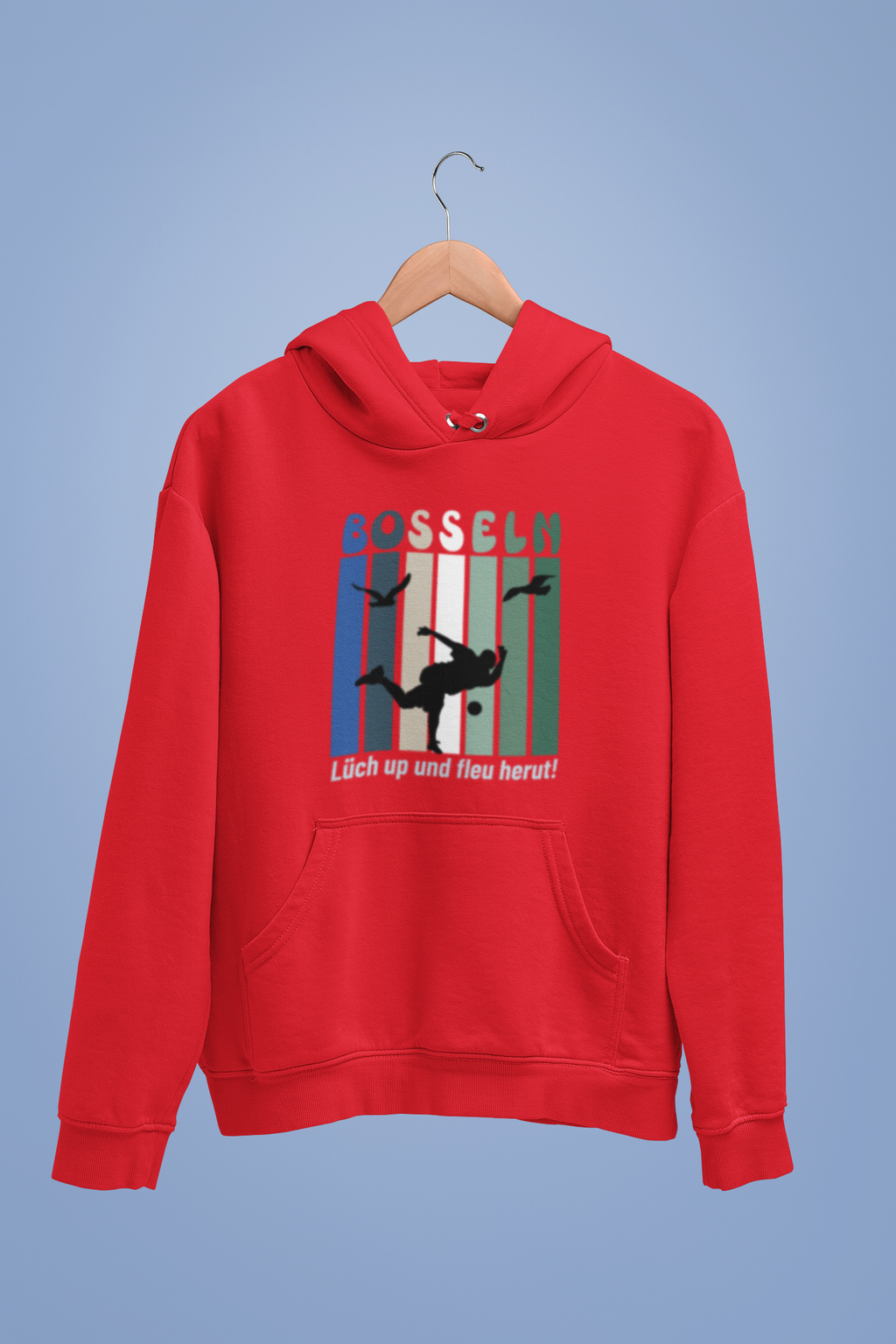 BOSSELN Lüch UP und fleu herut! - Basic Unisex Hoodie