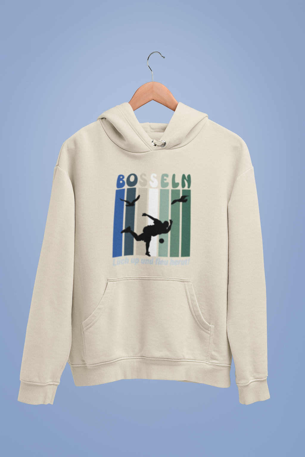 BOSSELN Lüch UP und fleu herut! - Basic Unisex Hoodie